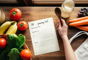 $50 grocery list for family of 4 — Weekly plan