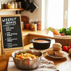 7 day family meal plan on a budget — Cheap Weekly Menu