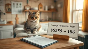 Average Cost of Vet Visit for Cat
