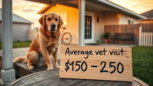 Average Cost of Vet Visit for Dog Breakdown