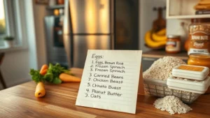 Basic Grocery List for 1: Smart Essentials