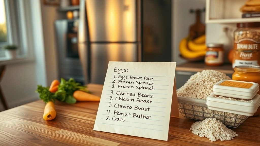 Basic Grocery List for 1: Smart Essentials