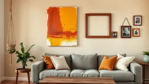 Easy Cheap Decorating Ideas for Living Room Walls