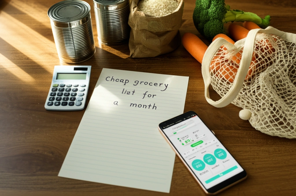 Cheap Grocery List For A Month: Real Ways To Shop Smarter, Save More, Eat Better