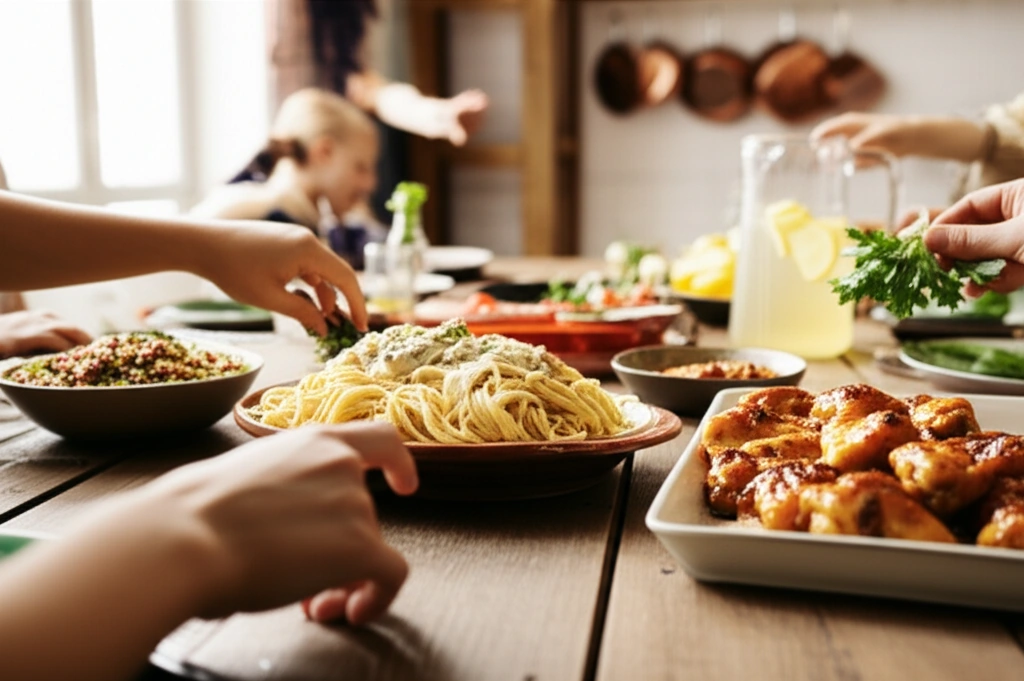 Easy Meals For Large Family Gatherings: Crowd-Pleasing, No-Stress Ideas