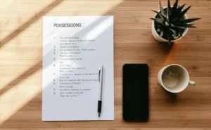 Minimalist Possessions List — Practical Inventory