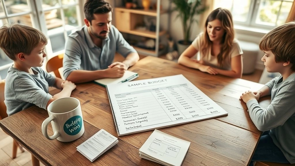 Sample Budget for Family of 4 Tips