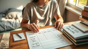 Simple Budget Plan Example for Students