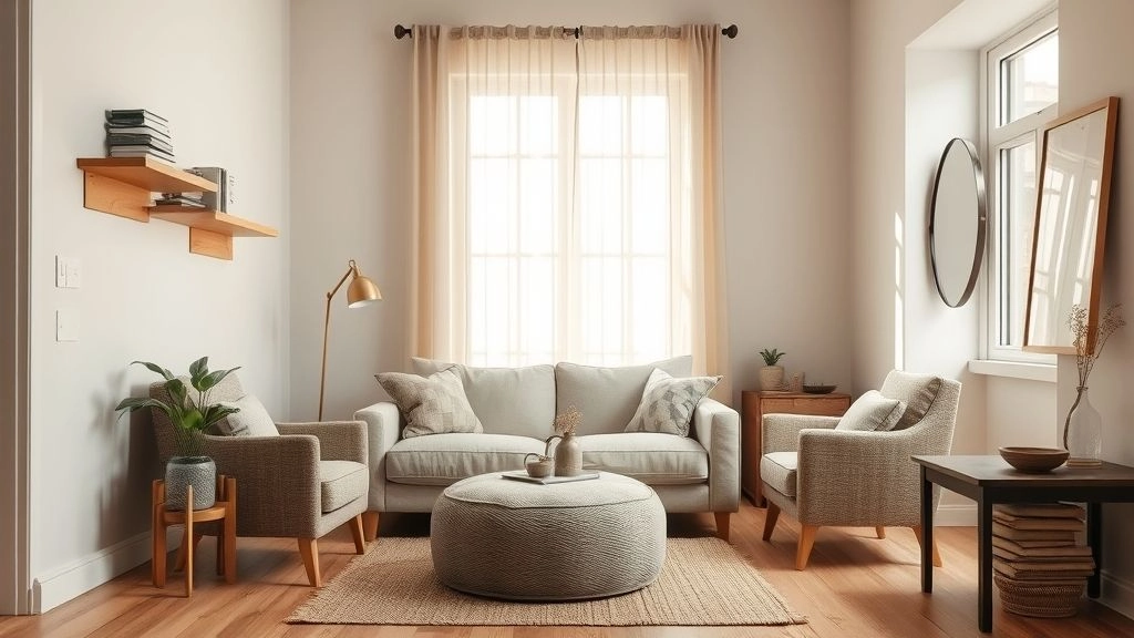 Simple Living Room Ideas for Small Spaces: Budget Tips