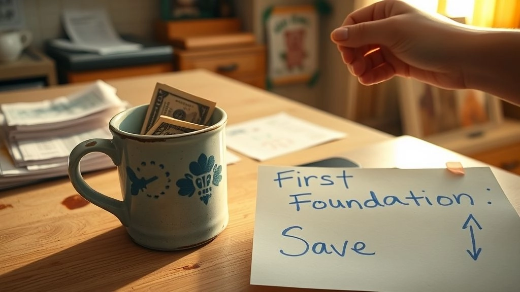 The First Foundation Is: Save Money Now