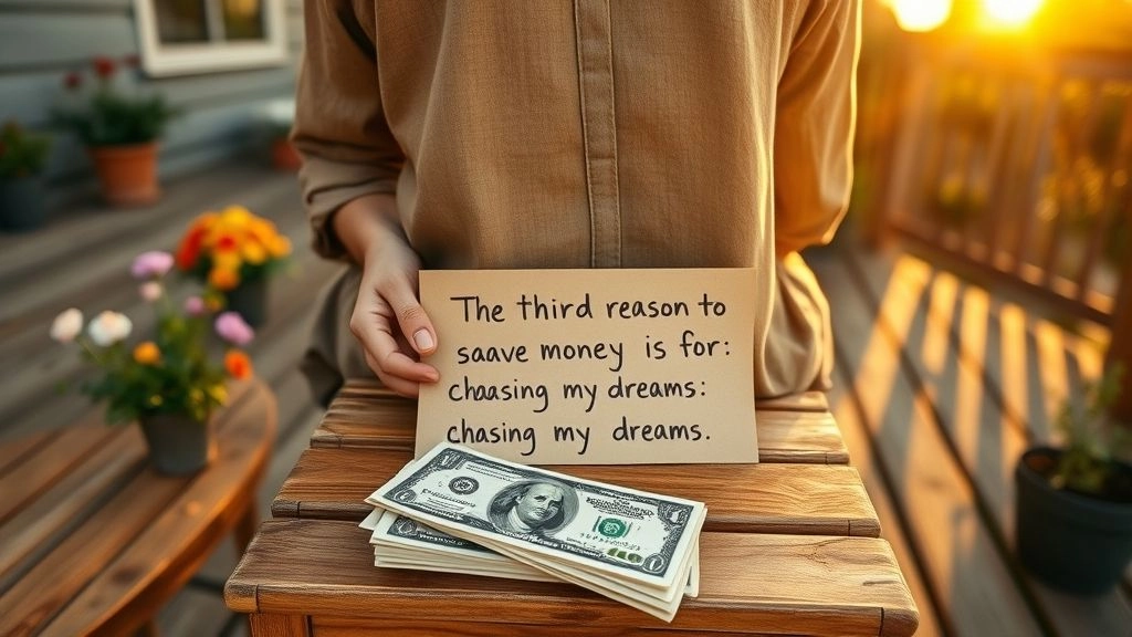 The Third Reason to Save Money Is For Those Dreams You Won’t Quit