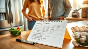 Simple Weekly Meal Plan for 2 Adults