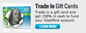 Free 25 In Cash For Trading In An Unused Gift Card