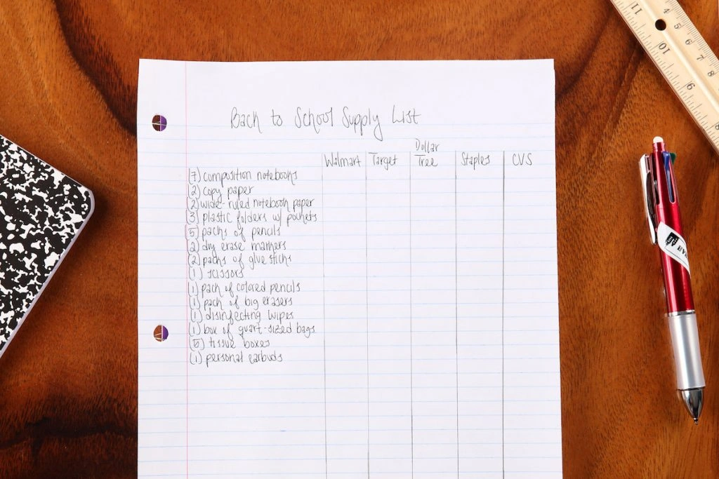 Walmart Comparison Shopping — Back-to-School Savings